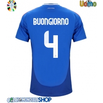 Maglie da calcio Italia Alessandro Buongiorno #4 Prima Maglia Europei 2024 Manica Corta